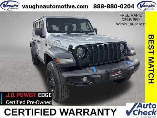 Silver Zynith Clearcoat 2023 Jeep Wrangler 4xe Willys