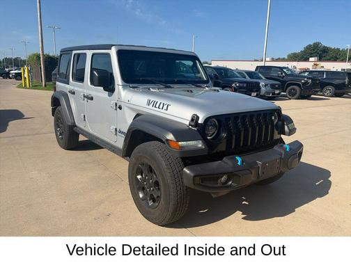 Silver Zynith Clearcoat 2023 Jeep Wrangler 4xe Willys