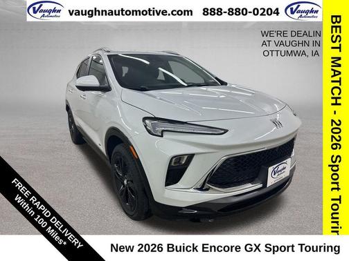 Summit White 2026 Buick Encore GX Sport Touring