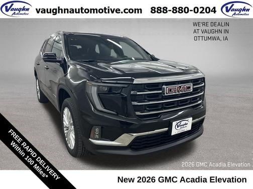 Ebony Twilight Metallic 2026 GMC Acadia Elevation AWD