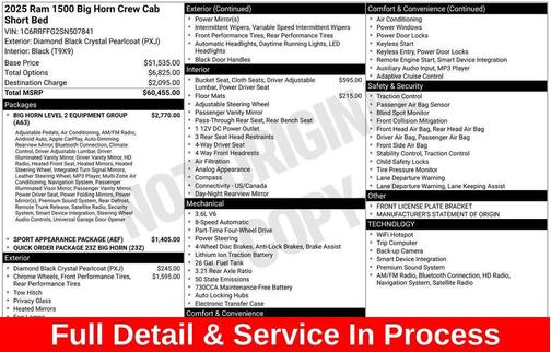 2025 RAM 1500 Big Horn/Lone Star