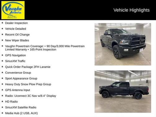 2017 RAM 2500 Laramie Crew Cab 4x4 6'4' Box