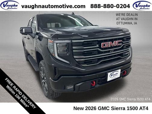 Onyx Black 2026 GMC Sierra 1500 AT4