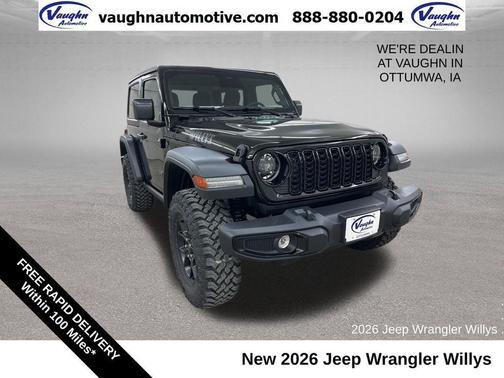 Black Clearcoat 2026 Jeep Wrangler Willys