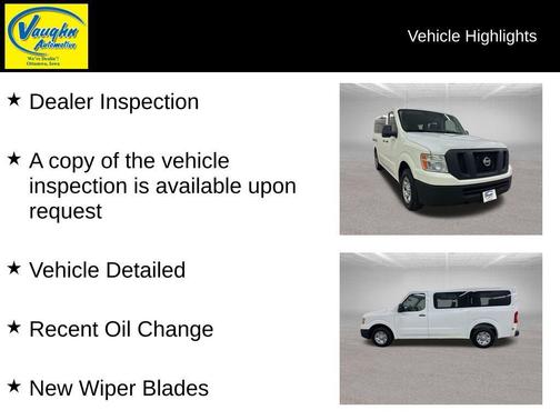 2012 Nissan NV Passenger NV3500 HD S V6