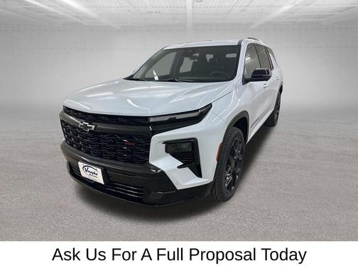 Polar White Tricoat 2026 Chevrolet Traverse RS