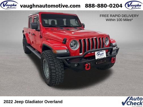 Firecracker Red Clearcoat 2022 Jeep Gladiator Overland