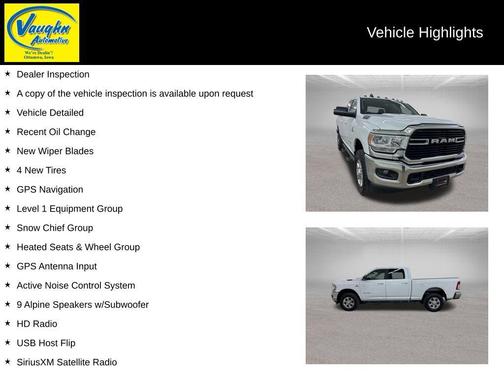 2020 RAM 2500 Big Horn Crew Cab 4X4 6'4' Box