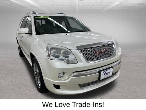 White Diamond Clearcoat 2012 GMC Acadia Denali