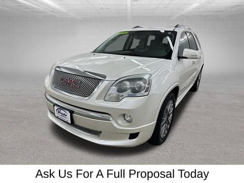 White Diamond Clearcoat 2012 GMC Acadia Denali
