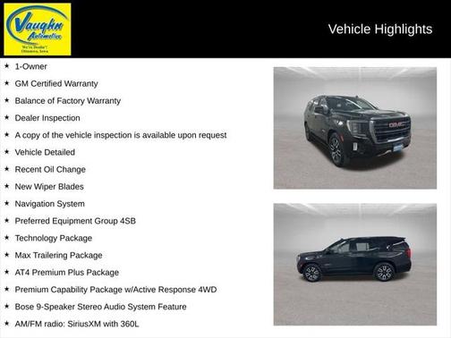 2024 GMC Yukon 4WD AT4