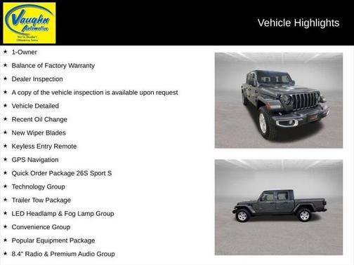 2022 Jeep Gladiator Sport S