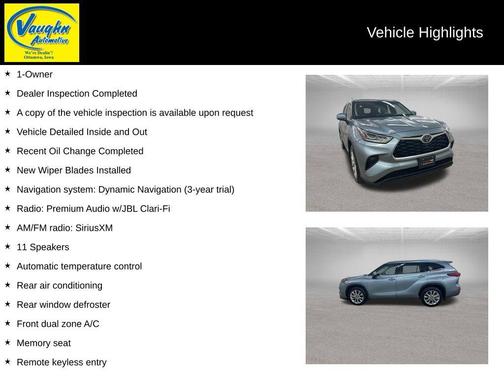 Moon Dust 2021 Toyota Highlander Limited