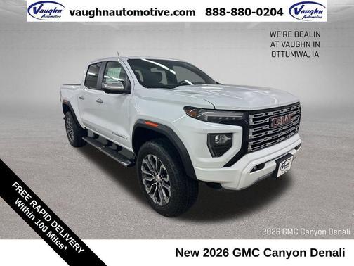 Summit White 2026 GMC Canyon Denali