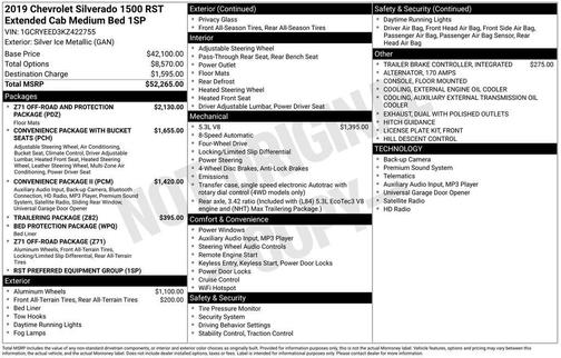 2019 Chevrolet Silverado 1500 RST