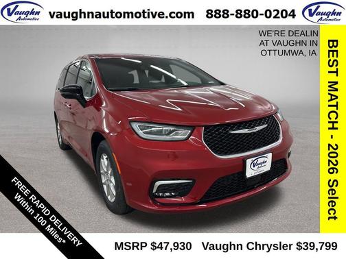 Red Hot Pearlcoat 2026 Chrysler Pacifica L