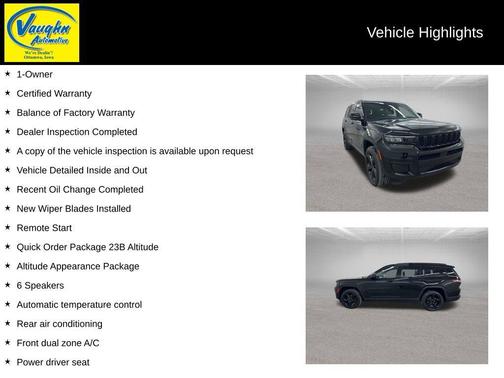 2023 Jeep Grand Cherokee L Altitude