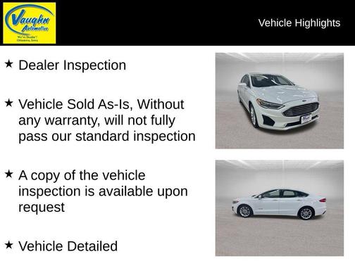 2019 Ford Fusion Hybrid SEL