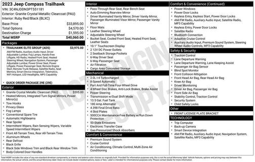 2023 Jeep Compass Trailhawk