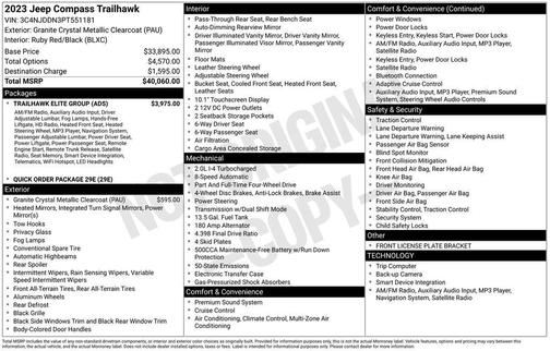 2023 Jeep Compass Trailhawk