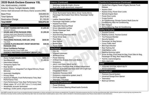 2020 Buick Enclave AWD Essence