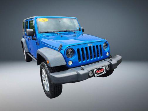 Hydro Blue Pearlcoat 2016 Jeep Wrangler Unlimited Sport