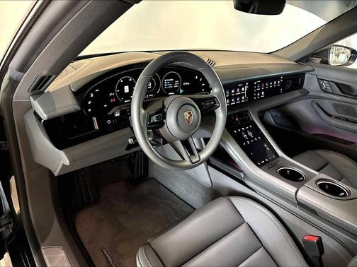 Volcano Grey Metallic 2023 Porsche Taycan 4S