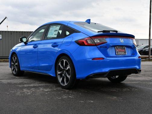 Boost Blue Pearl 2026 Honda Civic Hybrid Sport Touring