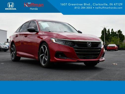 Radiant Red Metallic 2022 Honda Accord Sport SE 1.5T