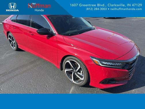 Radiant Red Metallic 2022 Honda Accord Sport SE 1.5T