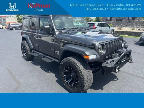 Granite Crystal Metallic Clearcoat 2018 Jeep Wrangler Unlimited Sport