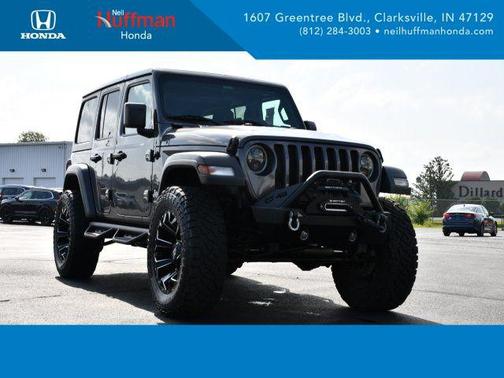 Granite Crystal Metallic Clearcoat 2018 Jeep Wrangler Unlimited Sport