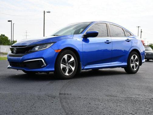 Aegean Blue Metallic 2019 Honda Civic LX
