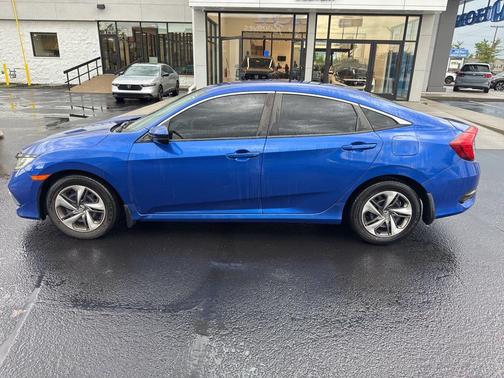 Aegean Blue Metallic 2019 Honda Civic LX