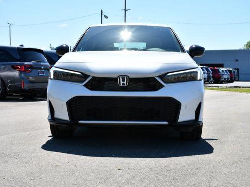 Platinum White Pearl 2026 Honda Civic Hybrid Sport Touring