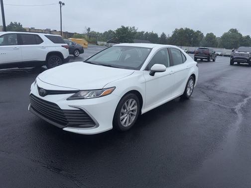 Super White 2021 Toyota Camry LE