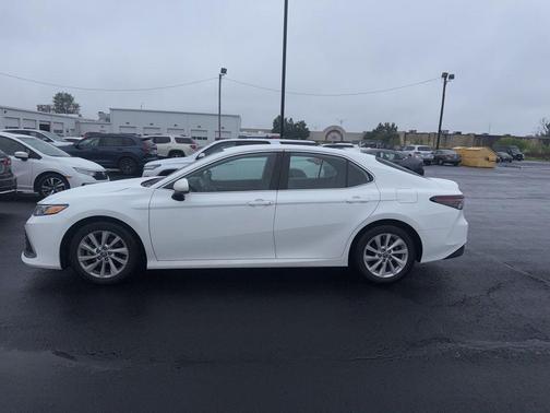 Super White 2021 Toyota Camry LE