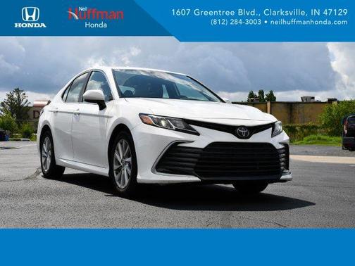 Super White 2021 Toyota Camry LE