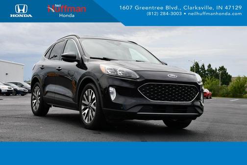 Agate Black Metallic 2020 Ford Escape Titanium