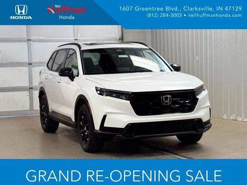 Platinum White 2026 Honda CR-V Hybrid Sport AWD