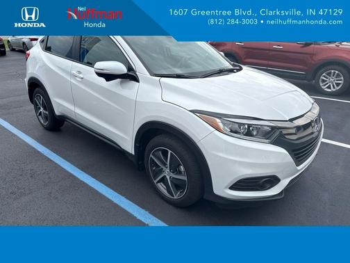 Platinum White Pearl 2022 Honda HR-V EX