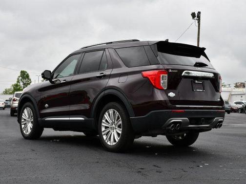 Jewel Red Metallic Tinted Clearcoat 2023 Ford Explorer King Ranch