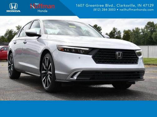 Solar Silver Metallic 2025 Honda Accord Hybrid Touring