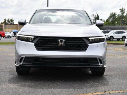 Solar Silver Metallic 2025 Honda Accord Hybrid Touring