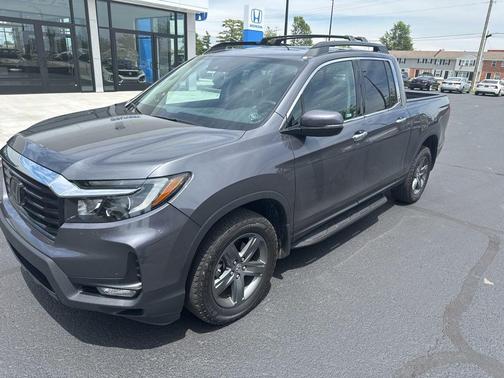 Modern Steel Metallic 2023 Honda Ridgeline RTL-E