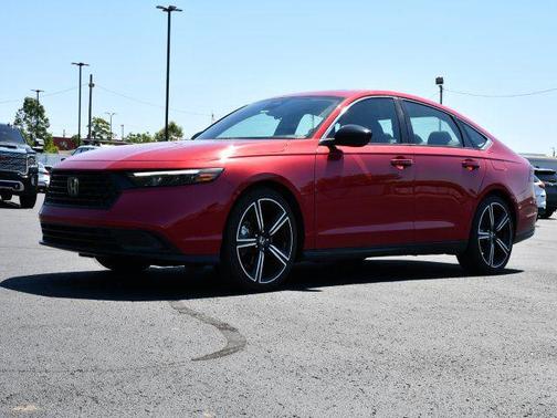 Radiant Red Metallic 2024 Honda Accord Hybrid Sport