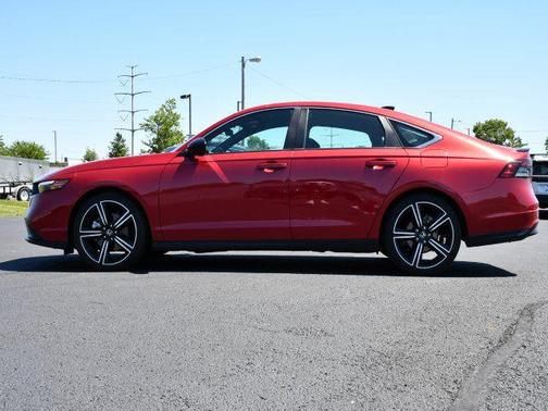 Radiant Red Metallic 2024 Honda Accord Hybrid Sport