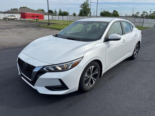 Aspen White Tricoat 2020 Nissan Sentra SV