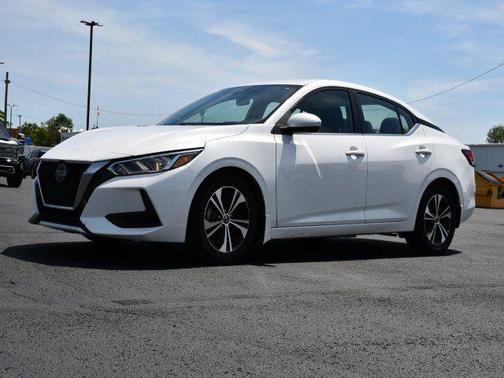 Aspen White Tricoat 2020 Nissan Sentra SV