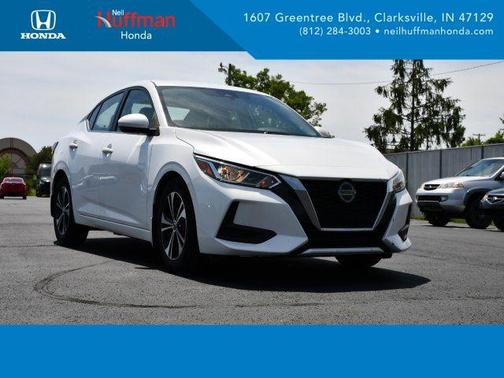 Aspen White Tricoat 2020 Nissan Sentra SV